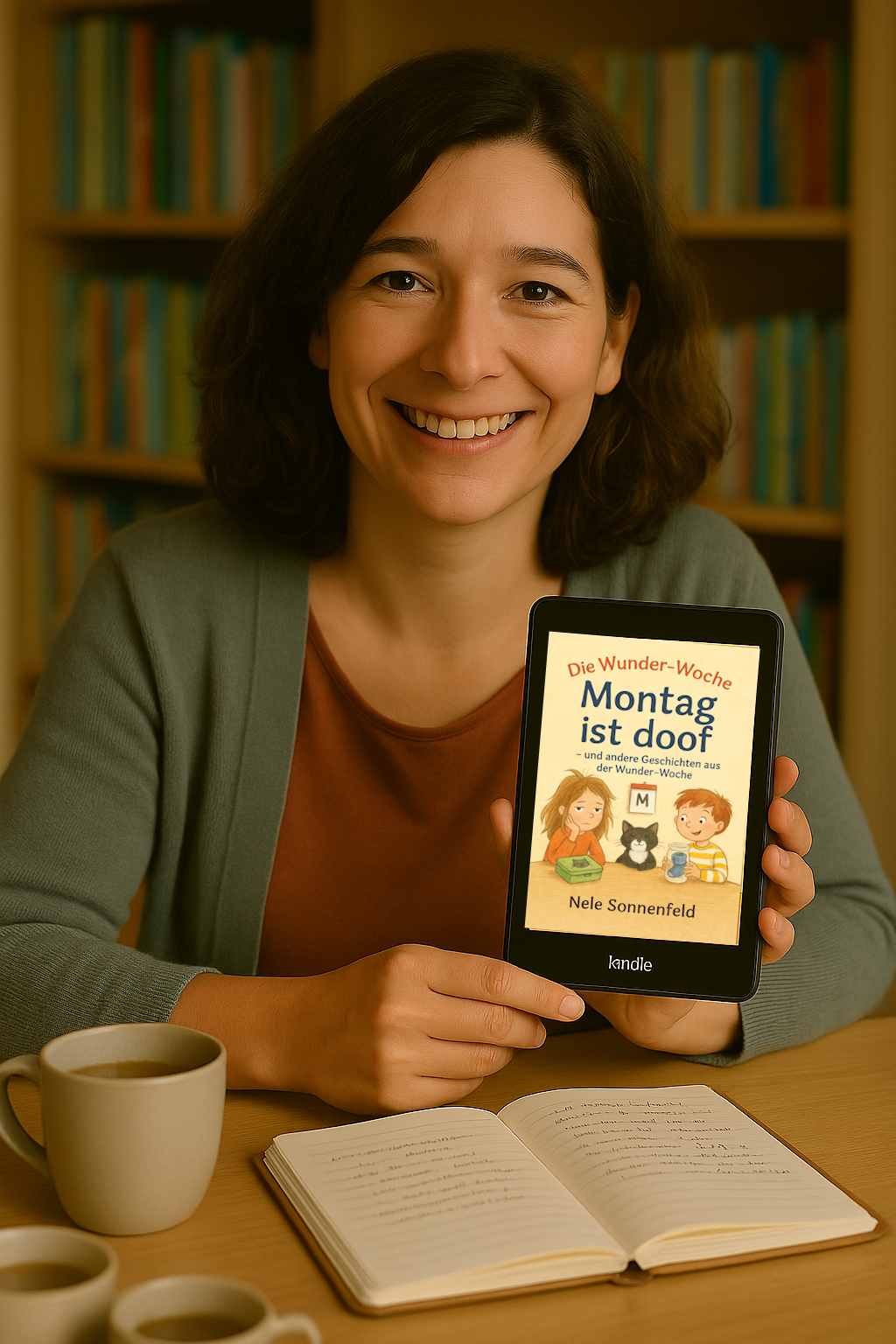 Nele Sonnenfeld mit Kindle